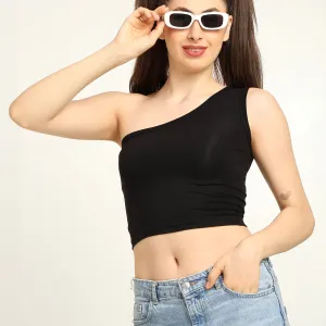 Gen Z Bamboo One Shoulder Top – Soft, Breathable & Sustainable Fit