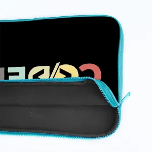 "CODER: IT PERSON" Laptop Sleeves:Bold Modern Design for Every Size