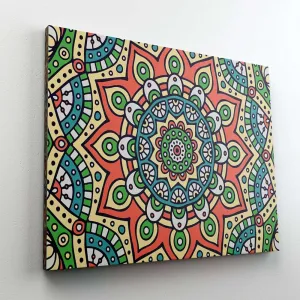 Mandala Art Painting For Wall Decoration With Frame Canvas Painting