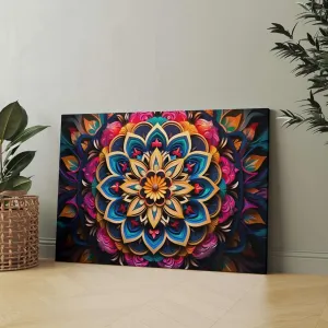 Mandala Art Painting For Wall Decoration With Frame Canvas Painting