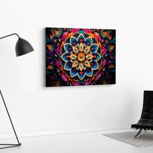 Mandala Art Painting For Wall Decoration With Frame Canvas Painting