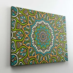 Mandala Art Wall Decoration Canvas Painting with Frame
