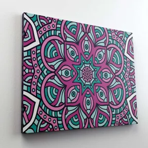 Mandala Art Painting For Wall Decoration With Frame Canvas Painting