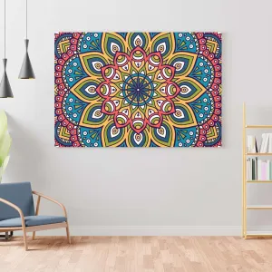 Mandala Art Framed Canvas Painting for Home Walls