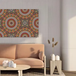 Mandala Art Wall Decor Canvas Painting with Frame