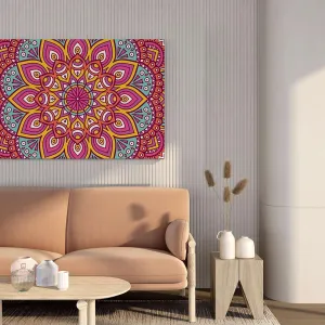 Mandala Art Painting For Wall Decoration With Frame Canvas Painting