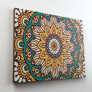 Mandala Art Painting For Wall Decoration With Frame Canvas Painting