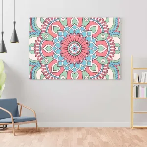 Mandala Art Framed Canvas Wall Painting