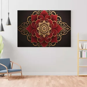 Mandala Art Painting For Wall Decoration With Frame Canvas Painting