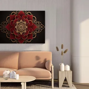 Mandala Art Painting For Wall Decoration With Frame Canvas Painting