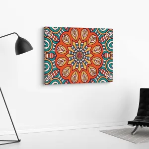 Mandala Art Painting For Wall Decoration With Frame Canvas Painting