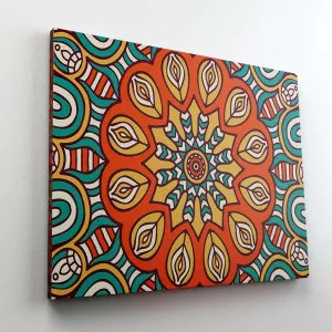 Mandala Art Painting For Wall Decoration With Frame Canvas Painting
