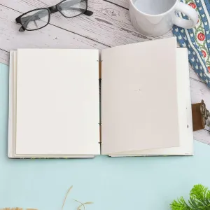 Handmade Printed Cardboard Journal Buckle Lock Unruled 200