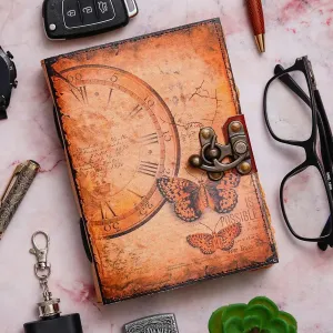 Vintage Handmade Genuine Leather Diary S...