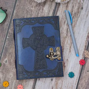 Vintage Leather Journal Diary with Metal...