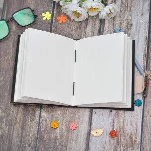 Vintage Leather Journal Diary with Metal Lock for Travel