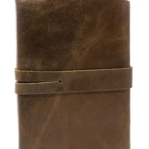 Leather Journal with Antique String Closure Handmade 200 Pages