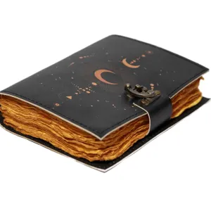 Genuine Leather Vintage Handmade Journal 200 Deckle Edge Pages