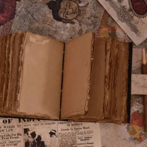 Genuine Leather Diary Vintage Handmade Journal – Deckle Edge Pages