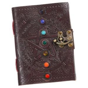 Vintage Handmade Genuine Leather Diary Journal – 200 Unruled Pages