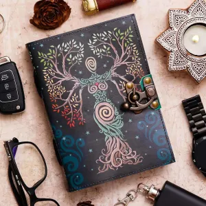 Vintage Handmade Genuine Leather Diary J...