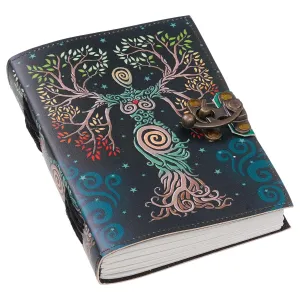 Vintage Handmade Genuine Leather Diary Journal – 200 Blank Pages