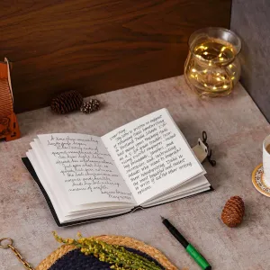 Vintage Handmade Genuine Leather Diary Journal – 200 Blank Pages