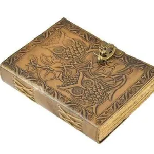 Genuine Leather Diary Journal – Deckle Edge Antique 200 Pages