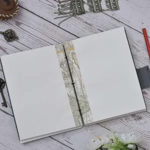 Handcrafted Cardboard Notebook for Sketch and Drawing