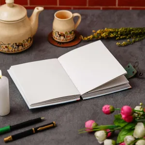 Art Printed String Closure Notebook for Notes and Sketches