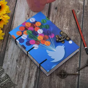 Elegant Handmade Buckle Lock Notebook for Creative Writing