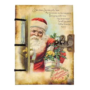 Vintage Genuine Leather Diary with White Pages 200 Sheets