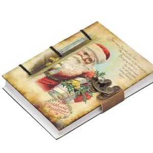 Vintage Genuine Leather Diary with White Pages 200 Sheets