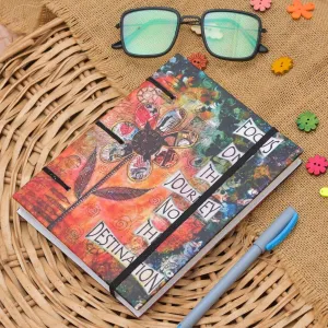 Vintage Style Handmade Buckle Lock Notebook for Daily Writing