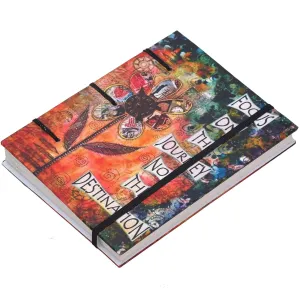 Vintage Style Handmade Buckle Lock Notebook for Daily Writing