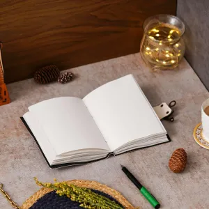 Classic Handmade Buckle Lock Journal with 200 Premium Pages