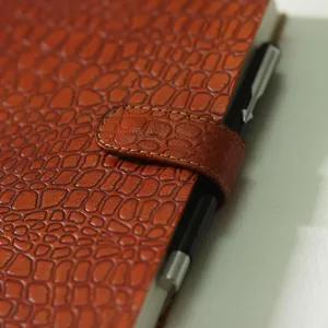 Designer Buckle Lock Diary with Unruled Writing Pages