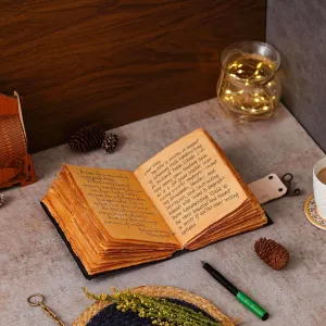 Vintage Handmade Genuine Leather Diary Journal – Classic Craft
