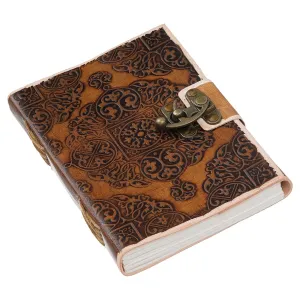 Vintage Handmade Genuine Leather Diary Journal – Elegant Design