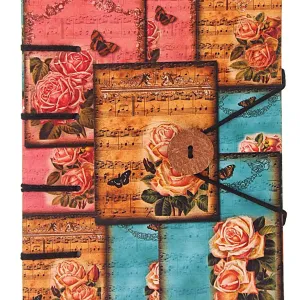 Handmade Printed Cardboard Journal – Per...