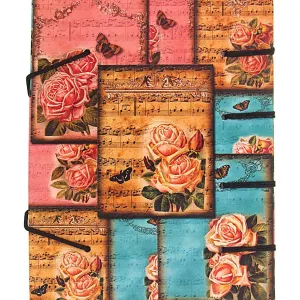 Handmade Printed Cardboard Journal – Personal Diary