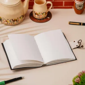 Vintage Genuine Leather Diary with Antique String Closure – Handmade