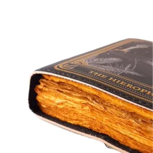 Genuine Leather Vintage Journal with Antique Lock Closure – Premium