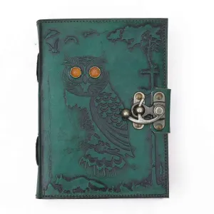 Genuine Leather Vintage Handmade Journal with Deckle Edge Pages