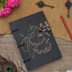 Printed Handmade Cardboard Notebook Jour...