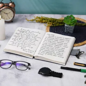 Handcrafted Vintage Leather Writing Book