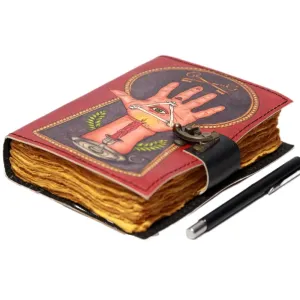 Genuine Leather Diary | Vintage Handmade Leather Journal | 200 Handmade Deckle Edge Antique Pages