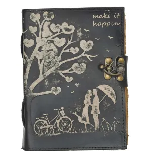 Handcrafted Cardboard Diary for Sketching and Drawing