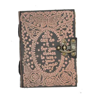 Handcrafted Leather Diary for Travel and Daily Planning