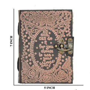 Handcrafted Leather Diary for Travel and Daily Planning